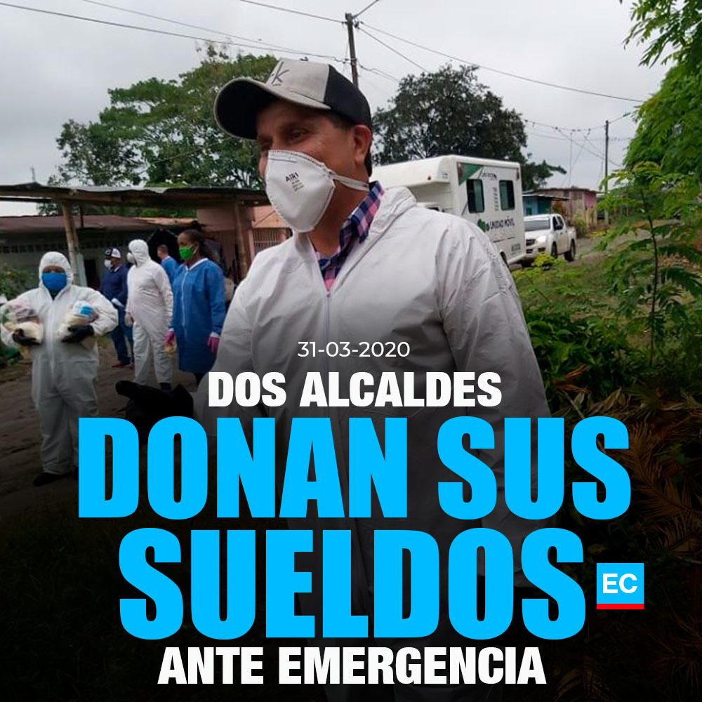 elcomerciocom's tweet photo. #Covid19 | Dos alcaldes ecuatorianos donan dos meses de sus sueldos para comprar raciones alimenticias para las familias vulnerables afectadas por la emergencia sanitaria » https://t.co/xpw1LCRhep https://t.co/yoc8DUoUa2