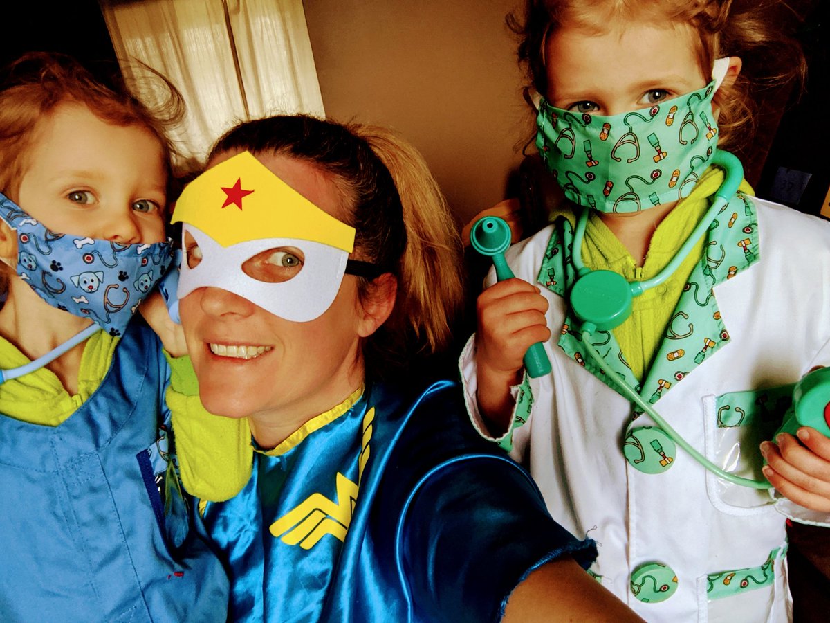 For all the Superheros!! Thank you! #conradyjaguarsathome #npd117learns