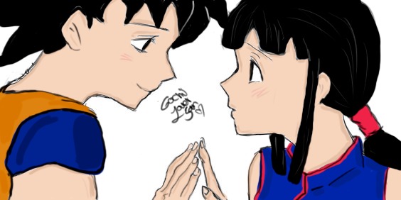 GochiLoverson's tweet photo. 💕✨ Eye contact and touch ✨💕 #Gochi #GochiWeek2020 @GochiWeek #Goku #Gochi https://t.co/qshAXu2IPq