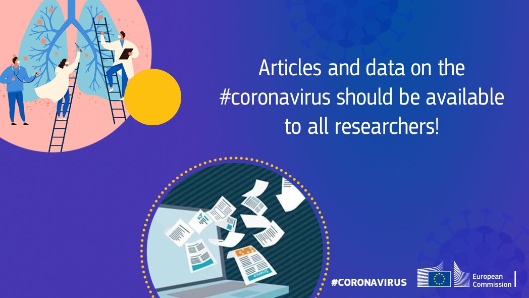 Let’s help researchers help us! Chief science advisors, ministers, leaders from 🇪🇺 🇦🇺 🇧🇷 🇨🇦 🇩🇪 🇪🇸 🇫🇷 🇮🇳 🇮🇹 🇯🇵 🇳🇿 🇵🇹 🇰🇷 🇸🇬 🇬🇧 🇺🇸 speak in 1 voice to the scientific publishing community: Share all data on #coronavirus with researchers around the world! More  ec.europa.eu/info/news/euro…