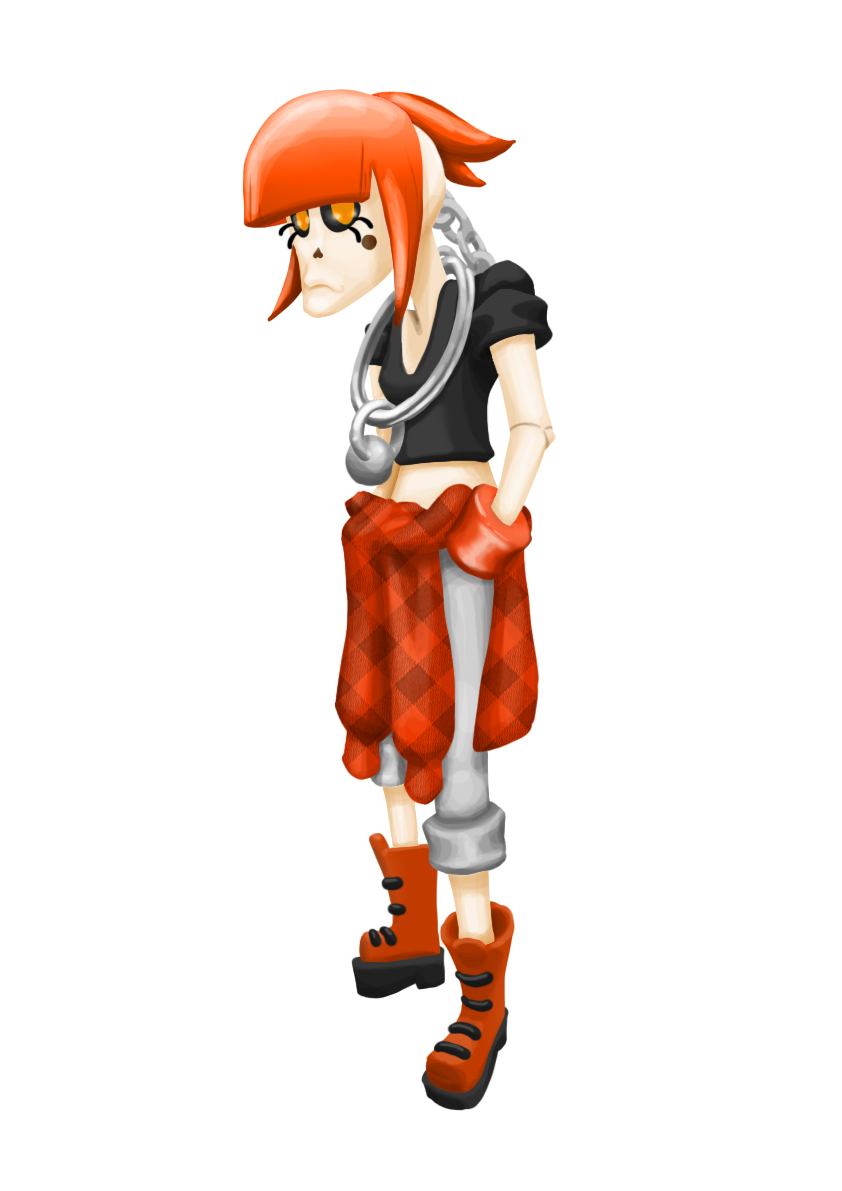 SkelittleParty's tweet photo. And here's the second character we couldn't finalize ! Her name was Chloe and she was going through that weird time of life that makes us listen to bizarre music and hate everyone 🎉

Get Skelittle on
#NintendoSwitch : https://t.co/ylQRVK0BQ3
#Steam : https://t.co/ylQRVK0BQ3 https://t.co/7DnAZlZzxX