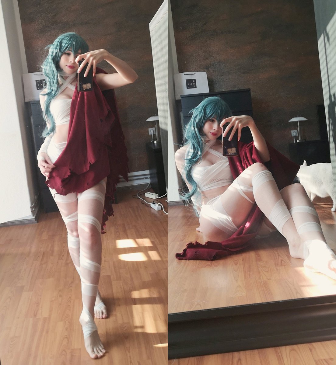 azlanthir's tweet photo. Last Eto selfies
and last chance to get them at my https://t.co/EnnkY97xBX 💕
also yes thats Ouji in the bg 💞😊 joined my shooting hahaha https://t.co/heDqGdXm9f