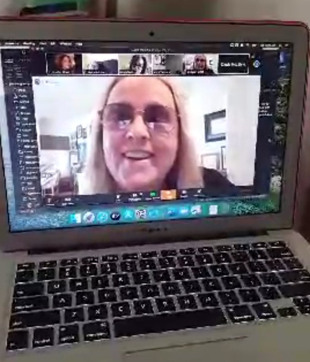 Jeng1029's tweet photo. When @metheridge joins your staff meeting!! Thank you so much! I've been a huge fan for a long time and this did my heart so much good today! ❤ https://t.co/T7RJJBwMRS