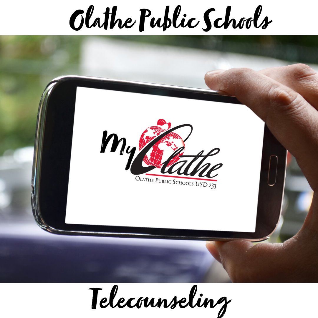 The Olathe Public Schools is pleased to offer telecounseling from your school’s mental health providers as a part of the continuous education services being provided from March 30-May 22, 2020: bit.ly/2QYMiik
