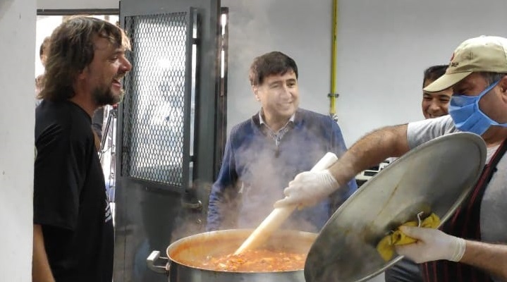 LicDanielArroyo's tweet image. Lo mejor que tiene la Argentina es su gran red social. 
Hoy visité la obra del Padre Pepe en José León Suárez, donde todos los días trabajan por los que más lo necesitan.