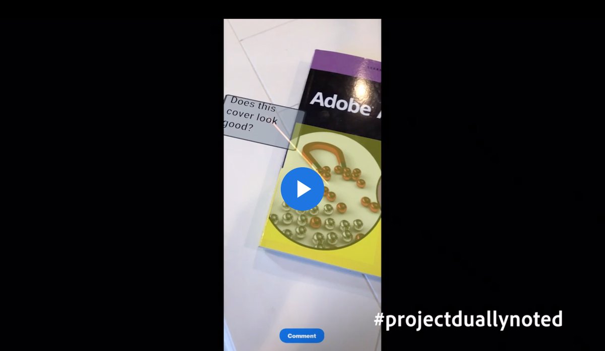 mayank7sharma's tweet image. crazy how #projectduallynoted integrates #AR and makes the publishing/editing job easy. 

srsly so many use cases. #AdobeSummit