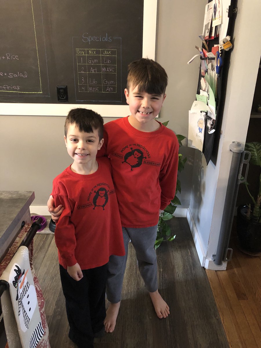 stalsitz5's tweet photo. #Cethedgehogs Nixson and Jaxson showing their school spirit! 🦔🦔🦔 https://t.co/XyByXfxeAK
