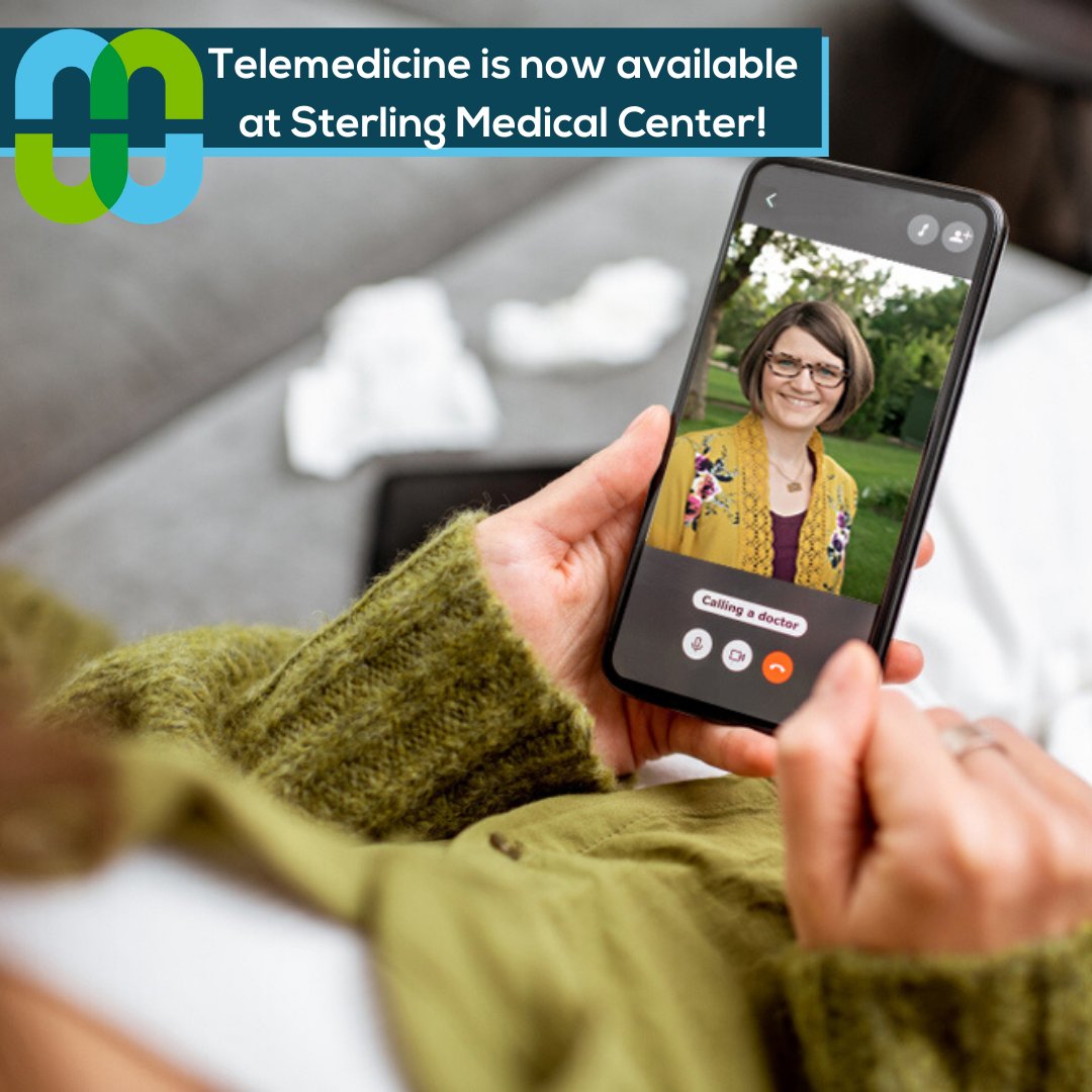 Telehealth visits are now available at both Sterling Medical Center and Lyons Medical Center. 

To see if you qualify for a private virtual visit with your provider, ask about it when making your next appointment! 
#telemedicine #virtualhealth #ricecounty