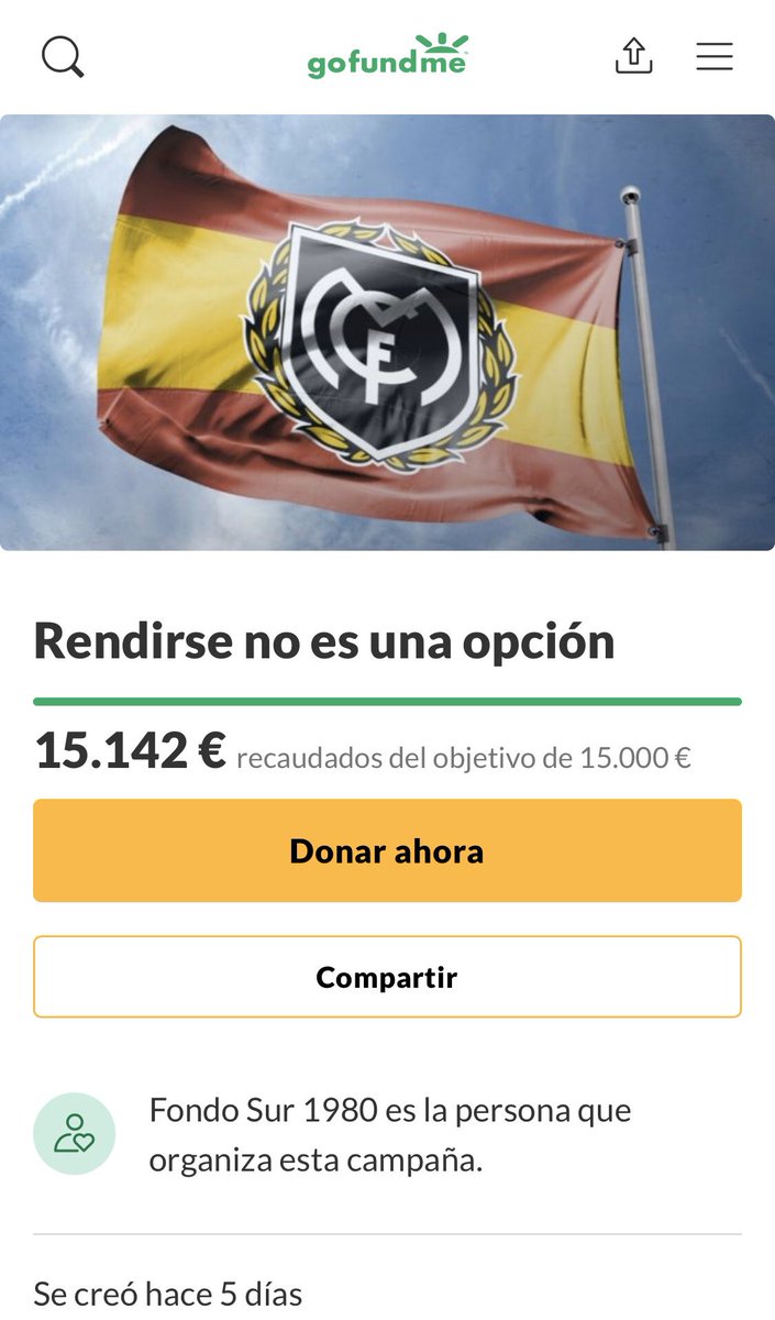 Spanish_Ultras's tweet photo. Ultras Sur ha recaudado más de 15.000€ que irán destinados a los hospitales más necesitados de Madrid. 👏🏻

HONOR.

@FondoSur_1980 https://t.co/hhj8cIsUJE