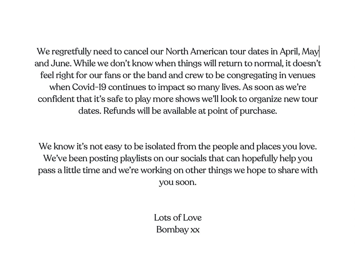 Bombay Bicycle Club tweet media