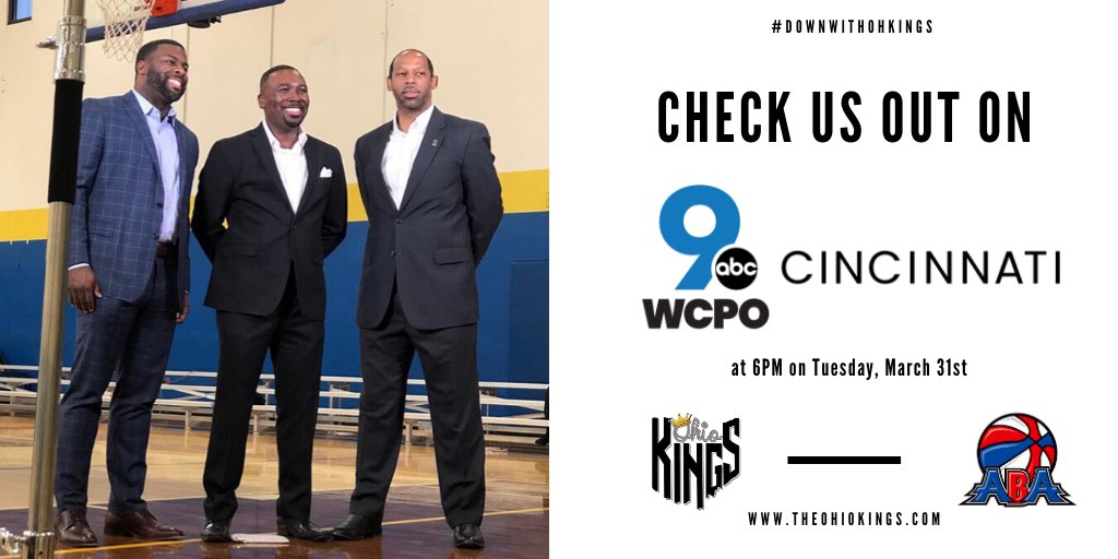Make sure you are tuned in this evening at 6 PM to <a href="/WCPO/">WCPO 9</a>, as Kevin L. Aldridge, Kelven Moss, &amp; Coach Timmons talk about the Ohio Kings and what is coming in the next season!