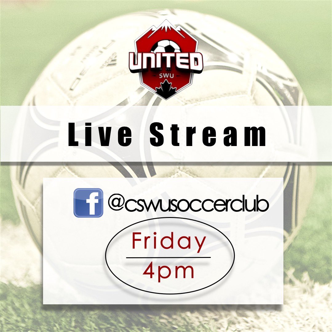 CSWUSoccerClub's tweet photo. Join us for the live stream SWU Town Hall when Georgio, our Director of Soccer Operations, provides some updates as to the direction of the Club. There will also be opportunity to have your questions answered. This Friday, April 3rd be sure to connect with us. #SWUProud https://t.co/kNrKLn6kpF