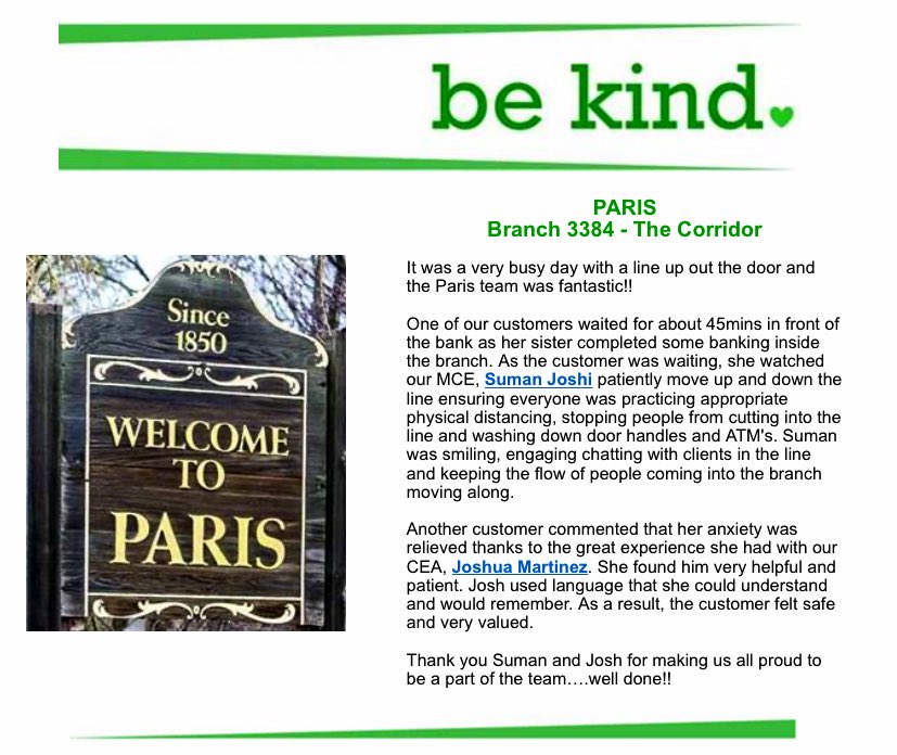 Being told you’re appreciated is one of the most simplest yet incredibly uplifting things you can ever hear! Thank you <a href="/TaraLynnH_TD/">Tara-Lynn Hughes</a>  for this beautiful email during these trying times! I have to say I couldn’t stop smiling from ear to ear after my team told me about this email❤️