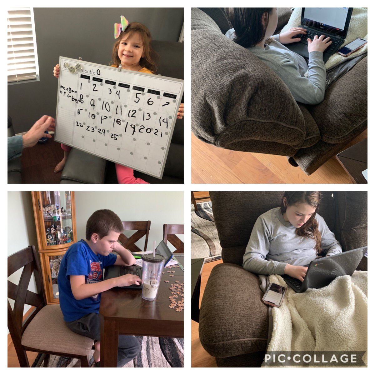 SabreCheer's tweet photo. Great job to my grandkids today! My grandson goes to Fox Meadow and my Grandaughter goes to SEHS and my youngest is in preschool!#elearningathome https://t.co/1MvkezQRlh
