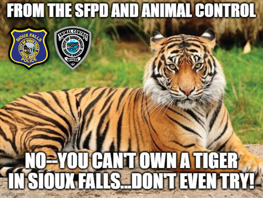siouxfallspd's tweet photo. Put this in the "let's just go ahead and get in front the question" category! /802 https://t.co/4DRJQY1UAj