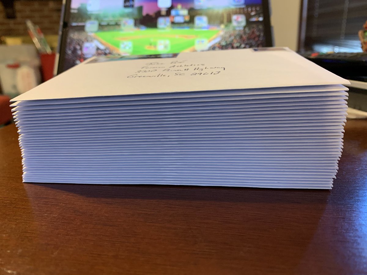 ericrhew's tweet image. There is still time for my @SIDA_chat, @YPSportsChat, @ECACSIDA, @CoSIDAnews &amp;amp; @sportsasajob friends to sign up for my #HandwrittenNote exchange

(Responses accepted until Apr. 2 at Noon Eastern Time)

SIGN UP: bit.ly/39vHg3b 

#SIDFamily #SIDFriends