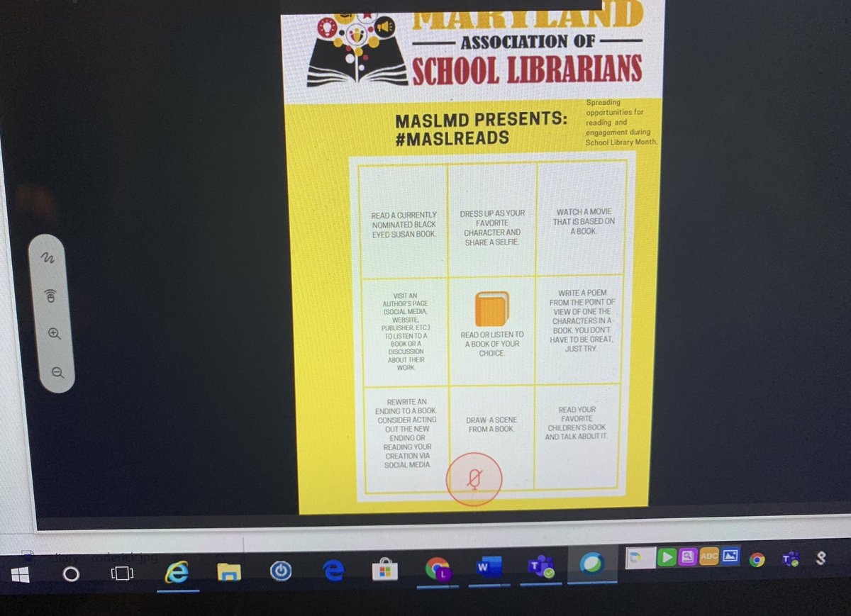 WMMSSmartzone's tweet photo. Great ideas for promoting School Library Month virtually. #TalkAboutit @MASLMD @BCPSLMP #bcpslms @tlovesbooks #MASLMDchat https://t.co/SA8po12JcA