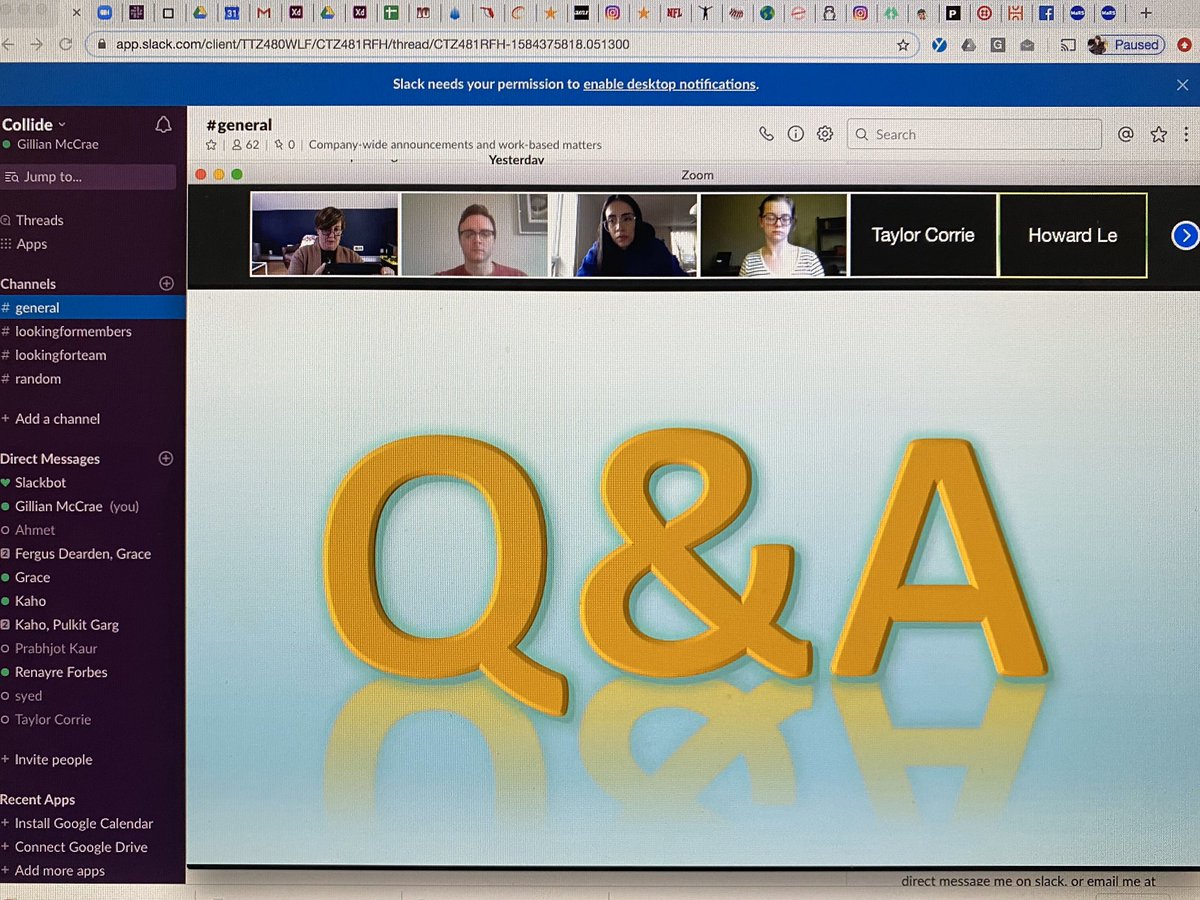 Very proud of the students groups who committed to the Collide Program, 8 week pre-accelerator dedicated to customer discovery. With all the adjustments, this group has seen it through to the finish line.  <a href="/DalhousieU/">Dalhousie University</a> #innovation #Entrepreneurship #virtual #demoday