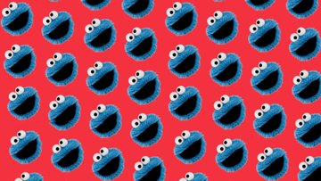 セサミストリート Sesame Street クッキーモンスター ロゴ Zoom バーチャル背景画像 動画まとめ Zoom Background