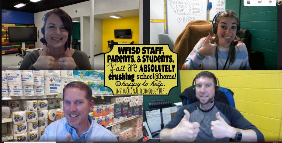 Enough said! 😀 <a href="/WFISDschools/">Wichita Falls ISD</a> #coronacantkeepyoudown #bebold @iamwfisd