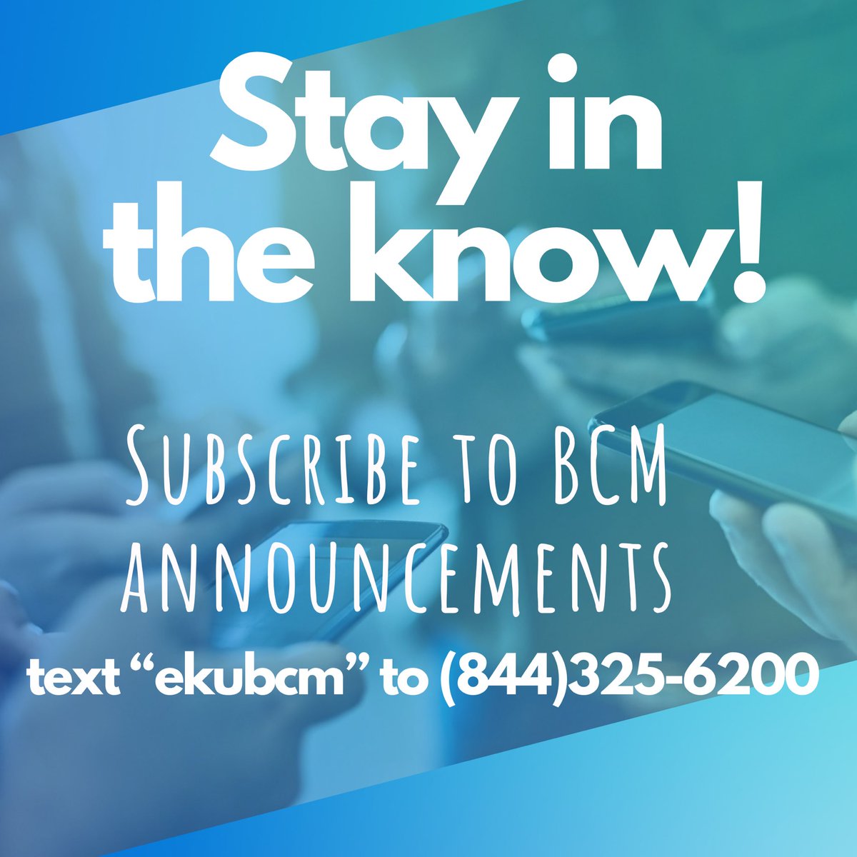 EKU BCM tweet media