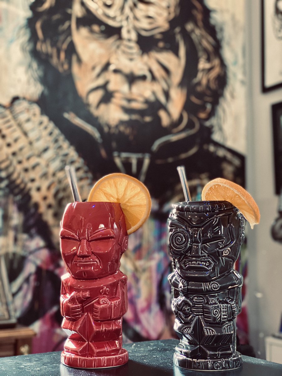 ksmols's tweet photo. Decided to make Tiki drinks and listen to the season finale of Picard on #greatestdiscovery. Thanks for making self-quarantine a little easier @BenjaminAhr and @CutForTime. https://t.co/cBo1xVEN2Q