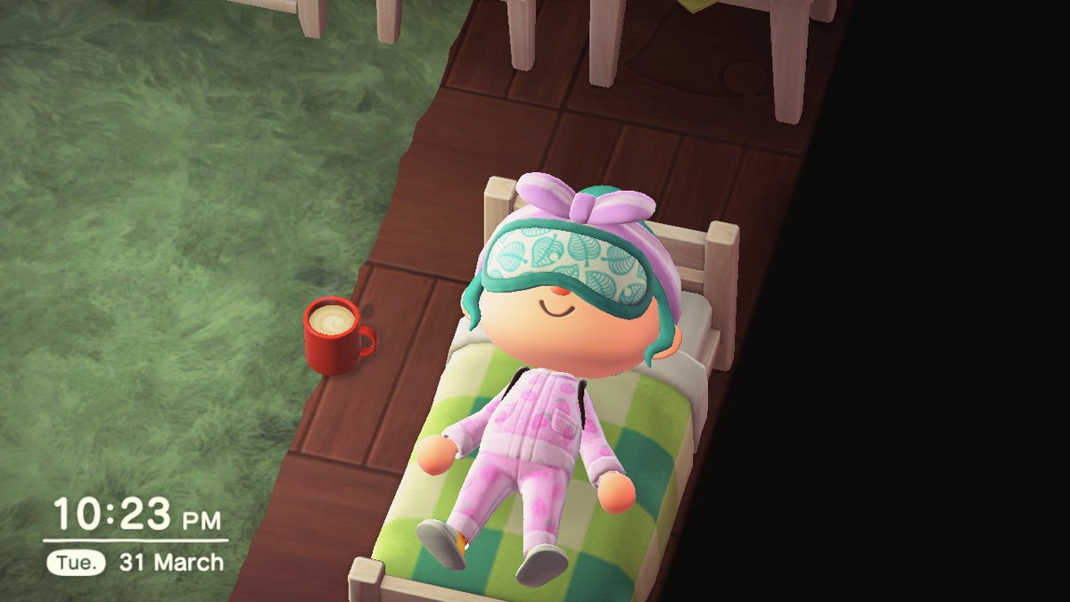 How I sleep knowing I caught a stringfish <a href="/timpackwood/">Tim Packwood</a> #AnimalCrossing #ACNH #NintendoSwitch