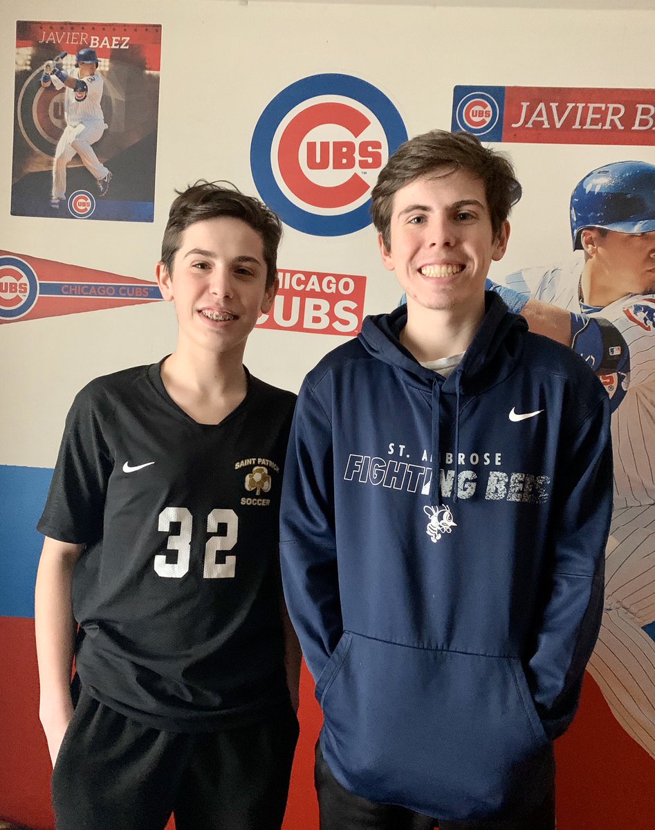 SaintPatrickHS's tweet photo. Here are some of our favorite #TeamGearTuesday photos! Thanks to all who participated. Today’s gift card winner is ... Kevin Collins ‘20! #CyberShamrocks https://t.co/1bWyAPFkmq