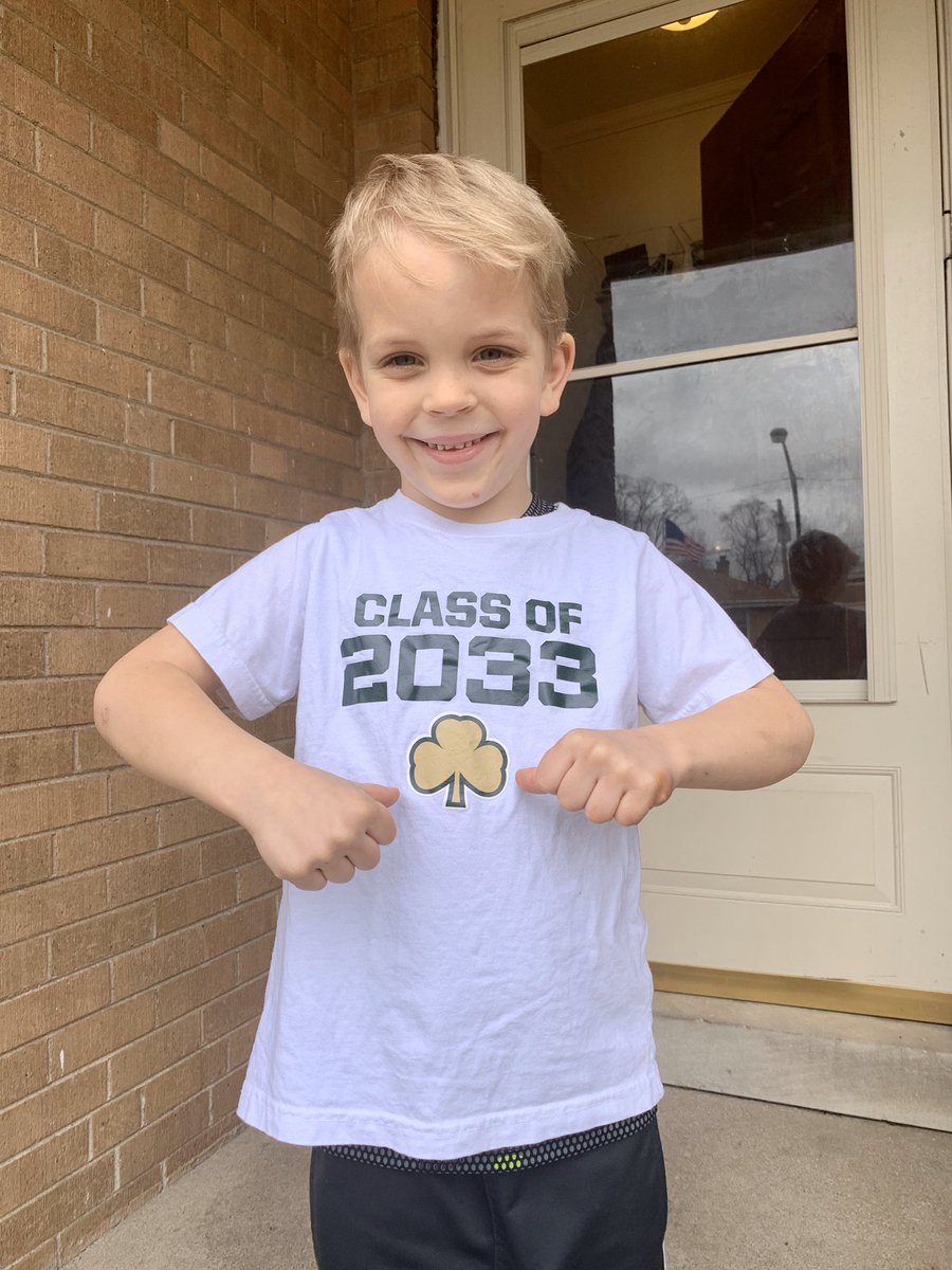 SaintPatrickHS's tweet photo. Here are some of our favorite #TeamGearTuesday photos! Thanks to all who participated. Today’s gift card winner is ... Kevin Collins ‘20! #CyberShamrocks https://t.co/1bWyAPFkmq