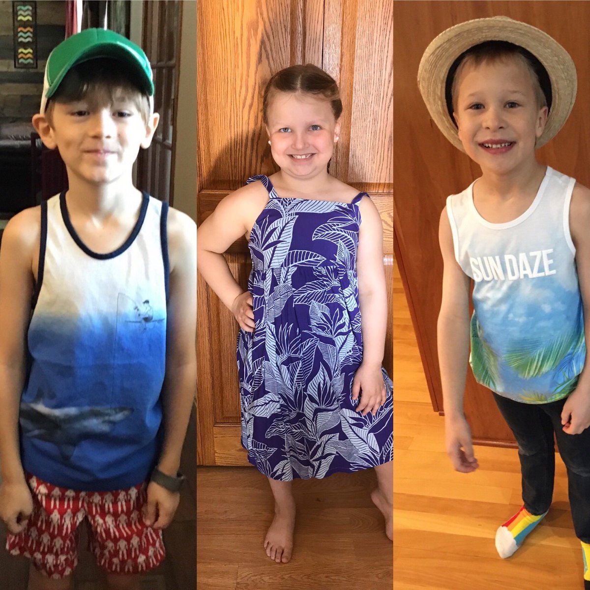 arielsandvik1's tweet photo. These kiddos are ready for some tropical weather! 🌸🌴🌼🐚 @KellyGFPS #thisishowweroll
#AutismAwareness https://t.co/fritrLKnnE