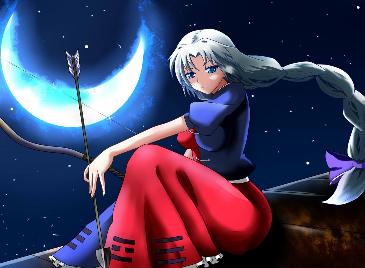 yagokoro eirin by rakku (10219563) nozomi.la/post/2071993.h…