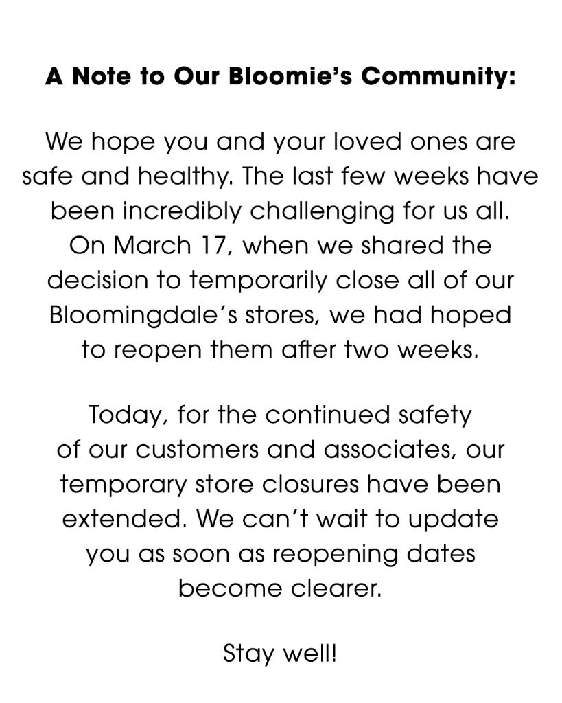 An update on our stores
Take good care ❤️