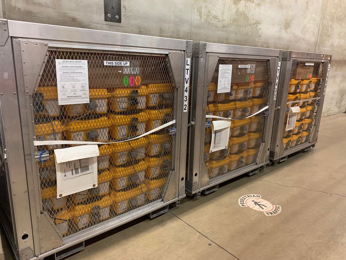 GovWhitmer's tweet photo. Today, we received 400 ventilators from the strategic national stockpile. They’re on their way to hospitals in need across the state to help save lives. We are still working to secure more and ensure our health providers have the tools they need. Thank you James Joseph from FEMA. https://t.co/Subeob6Njz