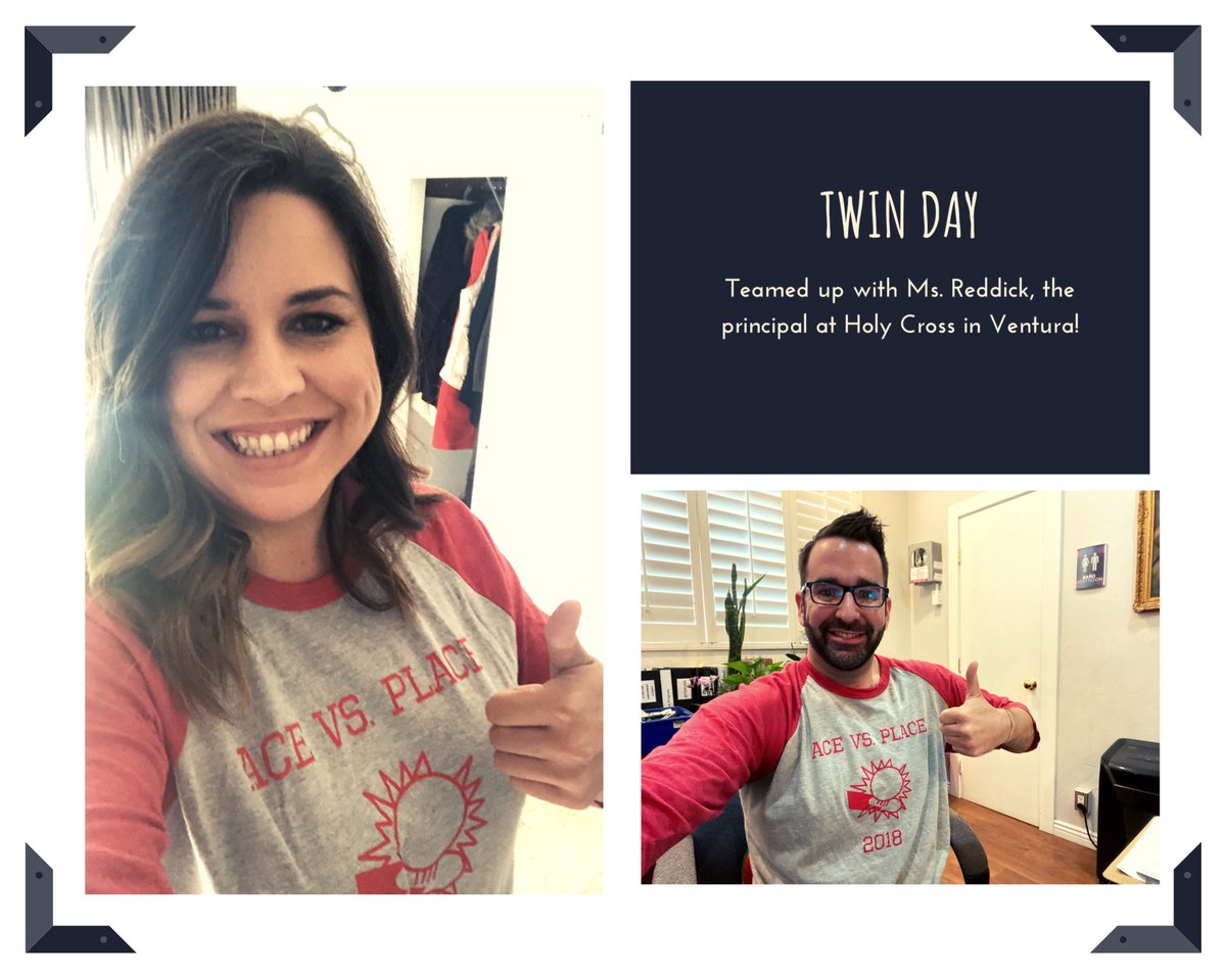 MrDCGreen's tweet photo. Digital twin day at @StSebastianLA with some help from @jessicaareddick  and #HolyCrossVentura @DualLanguageLA @CatholicEdLA #CheckInOnYourFriends #AllInThisTogether https://t.co/ecFUh4iZMe