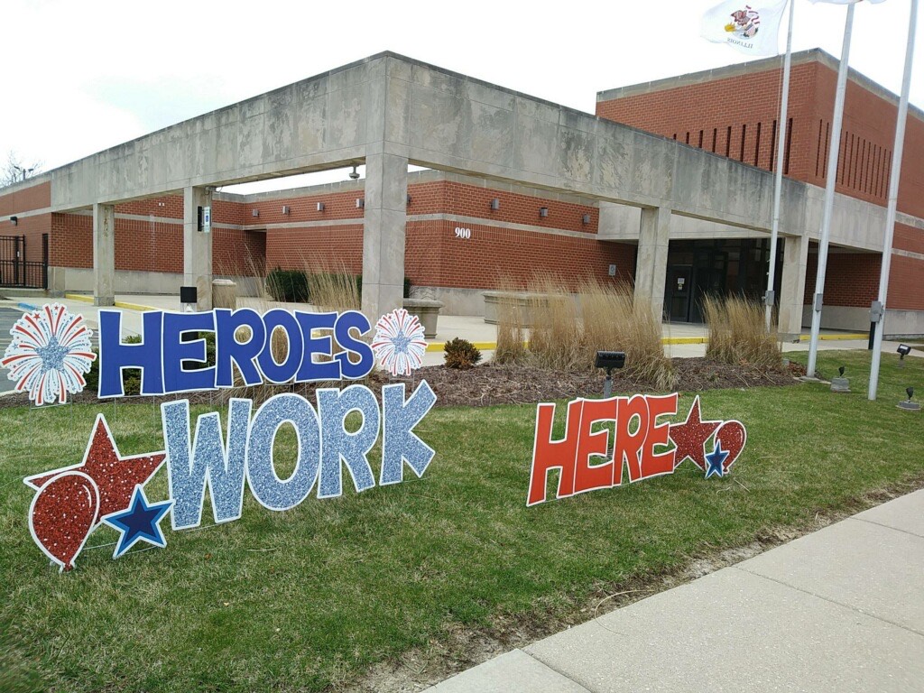CityOfWheaton's tweet photo. In tough times like these, we are thankful to see examples of kindness and appreciation in our community. Here are just a few we've spotted this week. Thank you to all who are helping spread joy in Wheaton. We are all in this together. #StayHomeSaveLives https://t.co/Iq6fHhdwhm