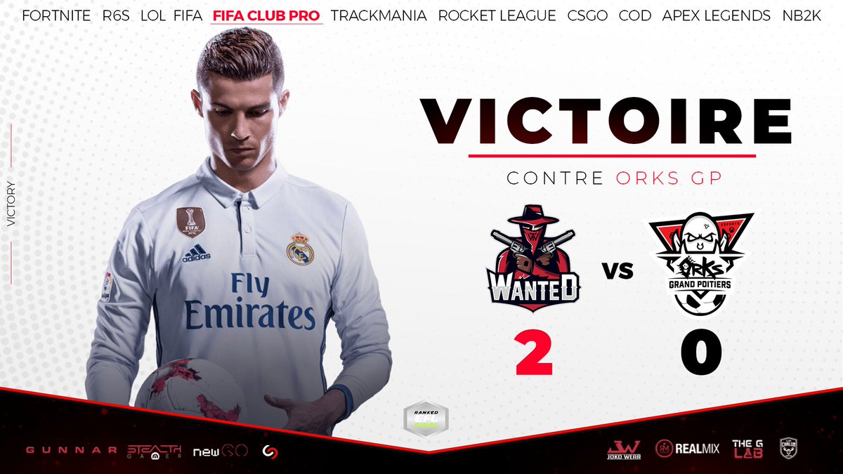 [#EFLFinale] #FIFA20 Club PRO

Ce soir dans le tournoi by <a href="/eSportFA_FR/">ESPORT FOR ASSOCIATIONS</a> nous remportons le 1er match🆚<a href="/orKsGP_Fifa/">orKs GP #E-Foot</a>

Bravo a nos joueurs qui s'accrochent et entament un début de remontée👊

📍2-0✅
⚽️<a href="/WTX_PhenOom13/">𝕎𝕋𝕏_ℙ𝕙𝕖𝕟𝕆𝕠𝕞𝟙𝟛♛</a> 18' 👟@Erwan_15x
⚽️<a href="/WTX_PhenOom13/">𝕎𝕋𝕏_ℙ𝕙𝕖𝕟𝕆𝕠𝕞𝟙𝟛♛</a> 45' 👟@X_Cheesy_9

#WanteDFight🤠