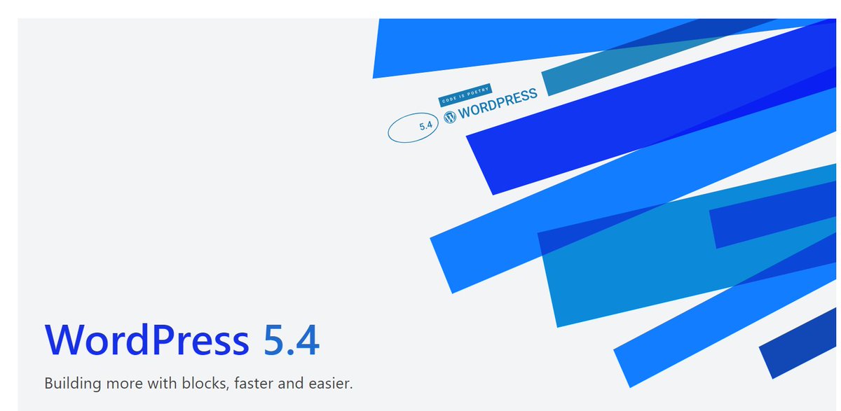 Irudayaa's tweet image. Welcome #Adderley  

#WordPress  has rolled out Version 5.4, and christened it as "Adderley" on Apr 01, 2020.

#dotcommate #QuarantineAMovie #askBoeser #RTBNNews #DebutWithBTS #workingfromhometips