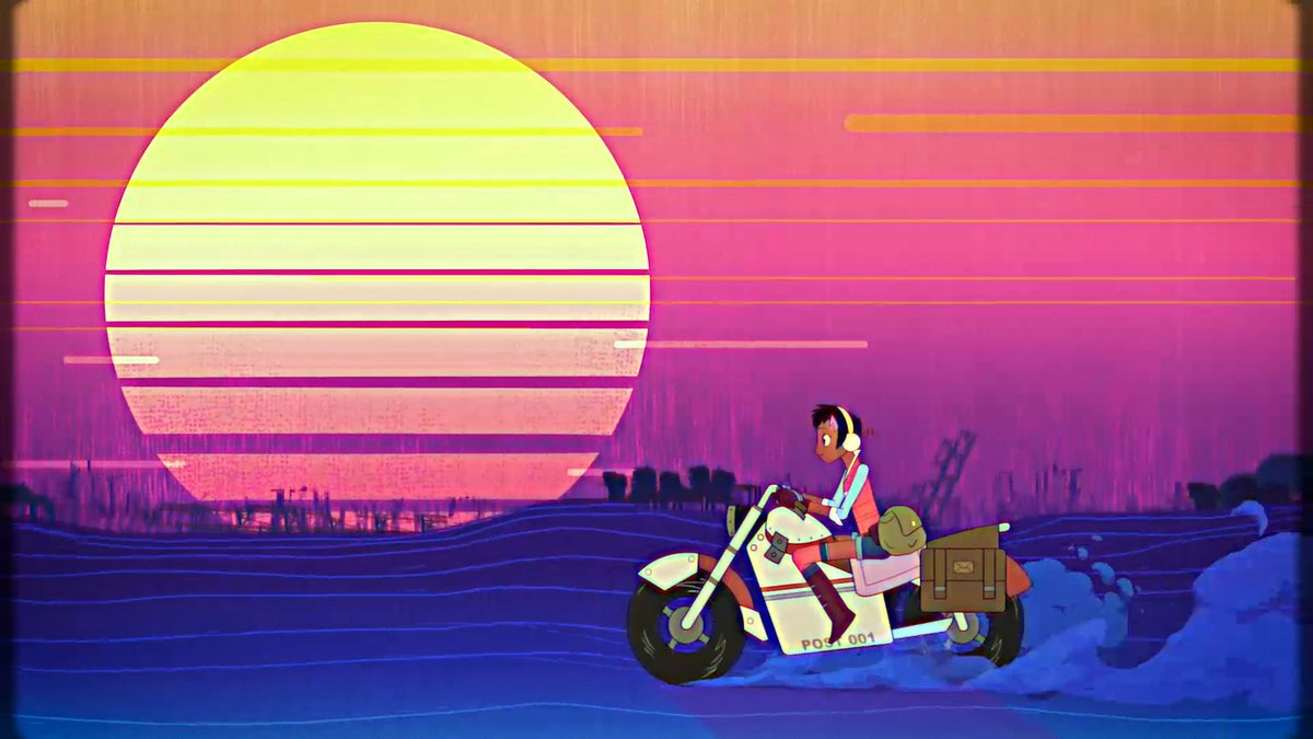 BenBSinger's tweet photo. It's time for a Postal Apocalypse!!
I directed this stylish 80's inspired animated short for @RoosterTeeth's Anim Jam! How do you think we did? I'd be hyped if you check it out!
😆https://t.co/9KAO0PwP4g https://t.co/RnprFvqtrY