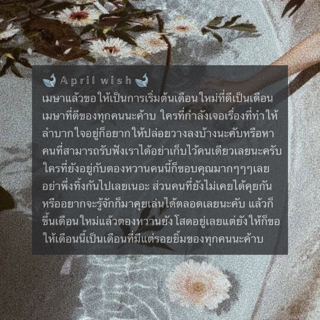 ♡ ʜᴇʟʟᴏ ᴀᴘʀɪʟ ♡
      𝐏𝐚𝐠𝐞 𝟒/𝟏𝟐
            🐋
     #Aprilwish