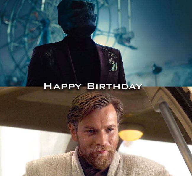  Aujourd hui on souhaite un happy birthday à Ewan McGregor qui fête son 49ème anniversaire. 