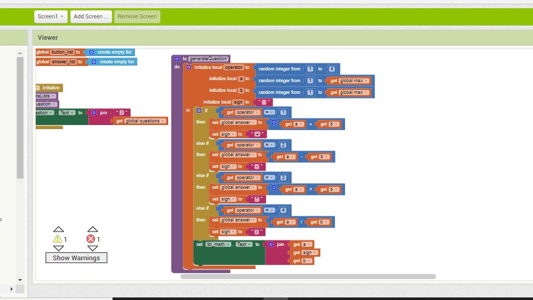 HCICT_AmyH's tweet photo. A bit of code from my mobile app game to allow it to generate a question! #100DaysOfCode #application #mobileapps @JerseyITGuy @HCICT_SteveH @DigitalJersey https://t.co/NdjEAKwDjg