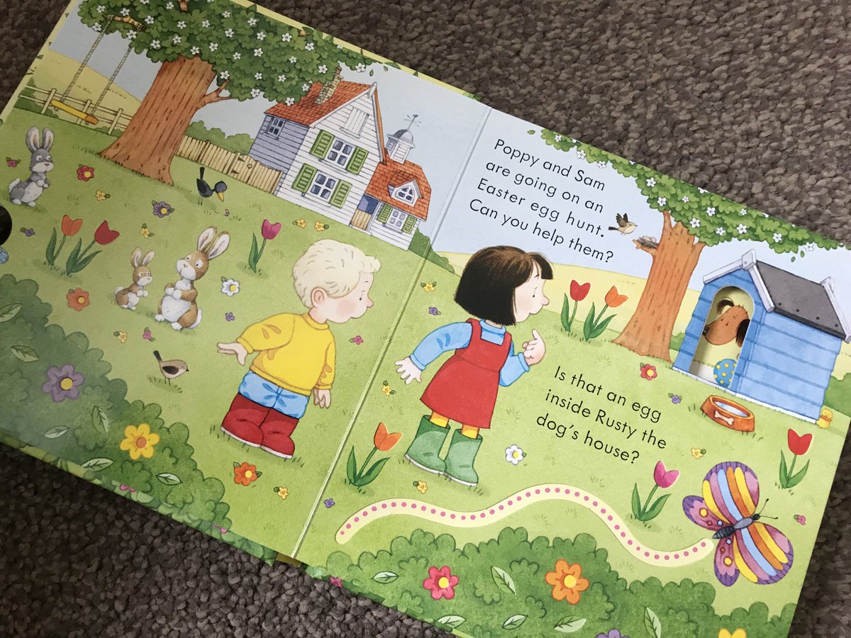 jensbookcorner1's tweet photo. This book is adorable &amp; the perfect gift for little ones at Easter 🐣  

Children will love looking through the peep holes to discover the colourful eggs and following fingertrails to trace the flight of a butterfly. 

Only £5.99 

Free postal delivery on orders of £10 &amp; over ❤️ https://t.co/5ka9eAjLiz