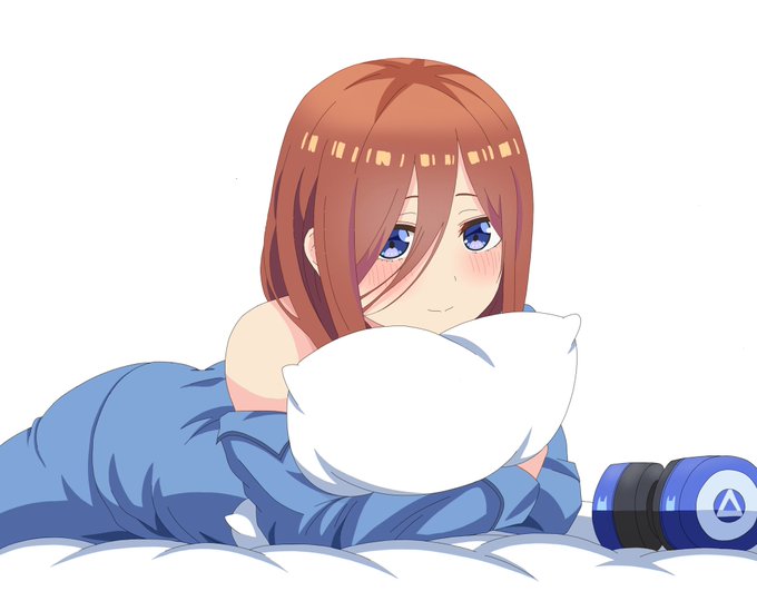 Hiro88さんがTwitterに投稿した中野三玖(五等分の花嫁)のイラスト。