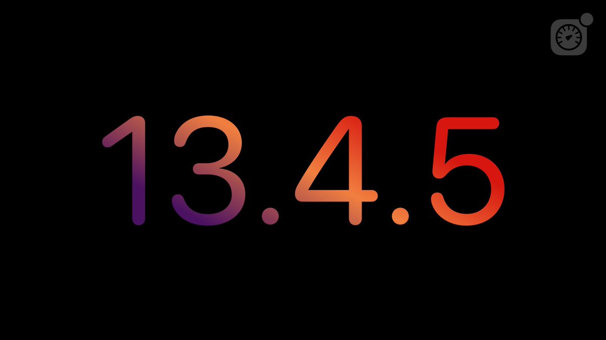iSpeedtestOS's tweet photo. iOS 13.4.5 Developer Beta 1 has been released by Apple!
Build: 17F5034c
You can expect Public Beta 1 to be available within the next 2 days.
#iOS1345DevBeta1 #iOS1345Beta1 https://t.co/EBfsFVdJQK
