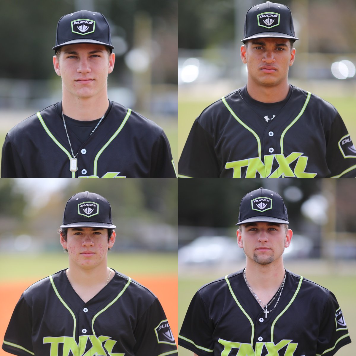 DaveBowenII's tweet photo. Congratulations @TNXLAcademy players for being recognized as @PerfectGameUSA @RawlingsSports All Americans!!! @NezuhJ  @RamsesCordova27 Justin Grecco &amp; @WesleyLuttfring Sorry your senior season has been impacted but looking forward to big things in the future!! #DuckFamily https://t.co/k9TulDGZnt