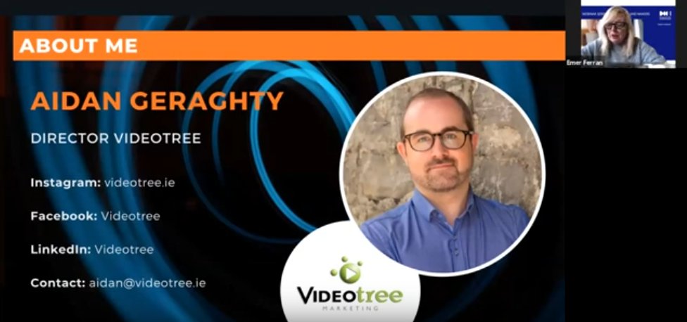 DCCIreland's tweet image. Catch Friday's webinar 'Producing effective video with my phone for website and Social Media' with Aidan Geraghty of @Video_Tree  on our YouTube channel. 

youtube.com/watch?v=NWIJZp…