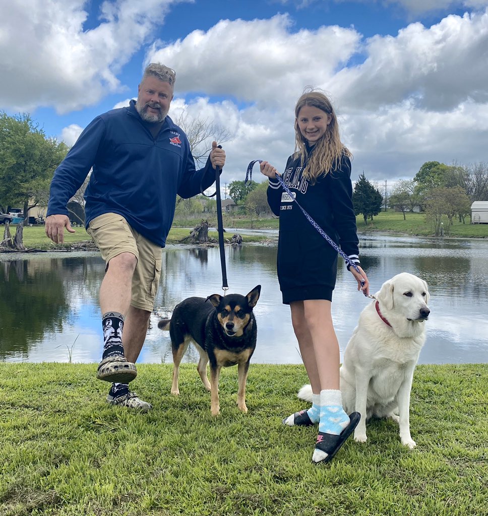 DrShawnPerry's tweet photo. It’s a beautiful day to take a walk. Get out and let me see your socks moving Wolf PACK #TrentSpiritWeek @CounselingTrent @MoMo_Perry88 https://t.co/I9LEkbD84A
