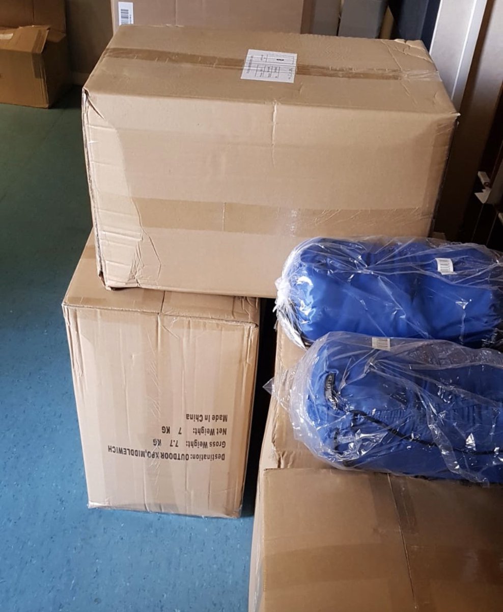 KeepWellNHS's tweet photo. Thank you @GOoutdoors for generously donating 50 sleeping bags to @CV_UHB. These will be great for staff to rest between busy periods 👊🏽 #StopThinkRest #FightFatigue @aagbi @NHSuk https://t.co/RpPKmT7LUG