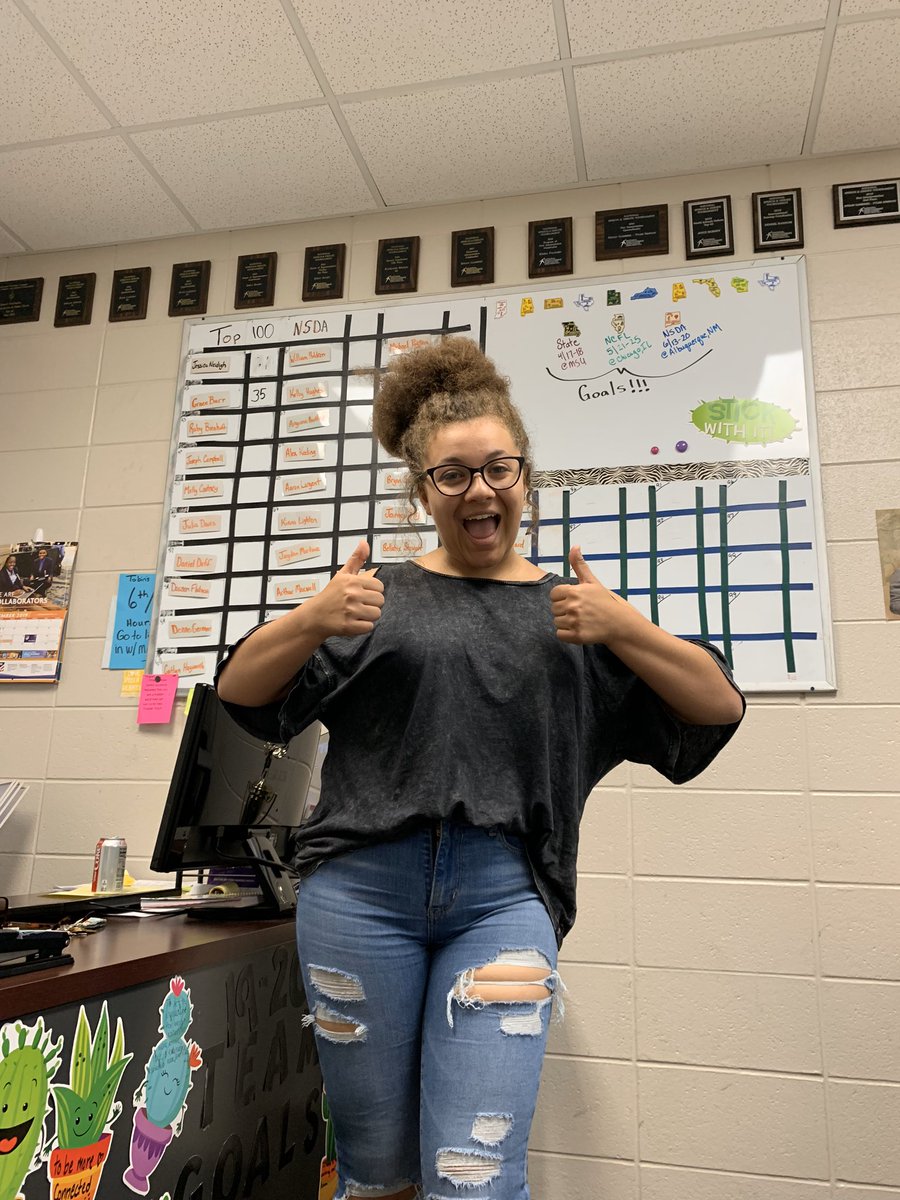 Adora represents our team, school, and district well!  I am so proud of this young women!