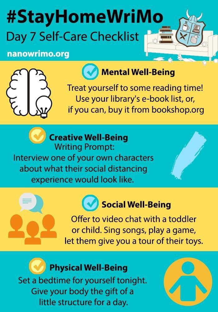 Time for Day 7! #StayHomeWriMo